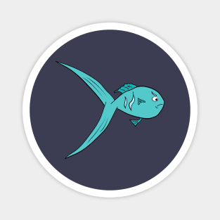 Angry fish Magnet